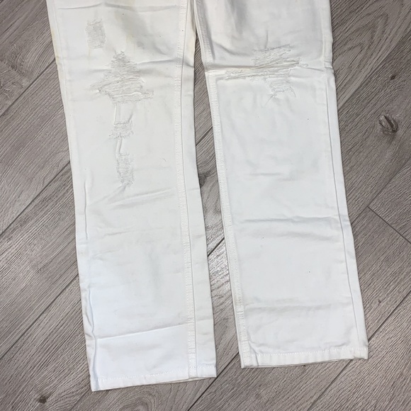 Garage White Ripped Jeans Size 5 - Picture 3 of 6
